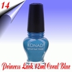 Original Konad Nail Stamping Princess Lack Coral Blue Nr.14