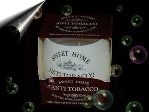 Duftkerze im Glas ~ Anti Tabak