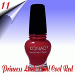 Original Konad Nail Stamping Princess Lack Cool Red Nr.11