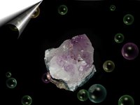 Kristall Gestein ~ Amethyst Lila
