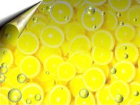 Nailart Fimo Früchte ~ Einleger Zitronen