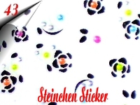 3D Strass Steinchen Sticker Nr.43